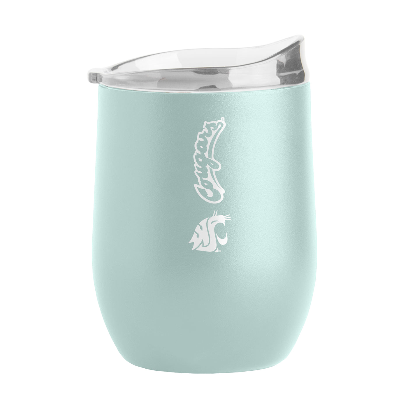 Washington State 16oz Cove Vertical Powder Coat Curved Bev