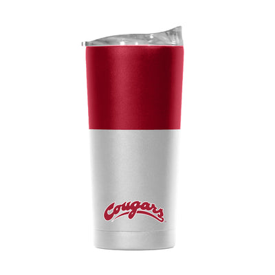 Washington State 20oz Colorblock White Powder Coat Tumbler
