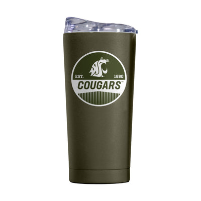 Washington State 20oz Olive Badge Powder Coat Tumbler