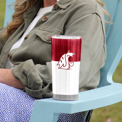 Washington State Colorblock 20oz Stainless Tumbler