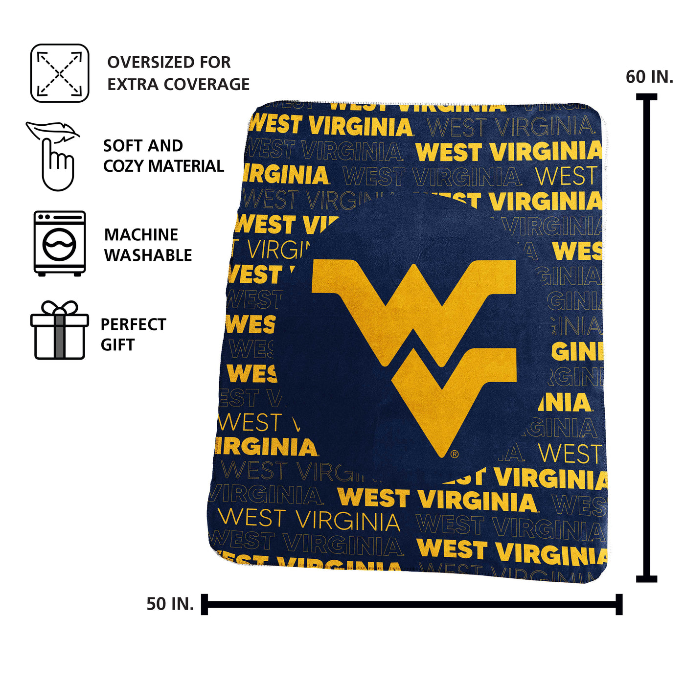 West Virginia Classic Throw