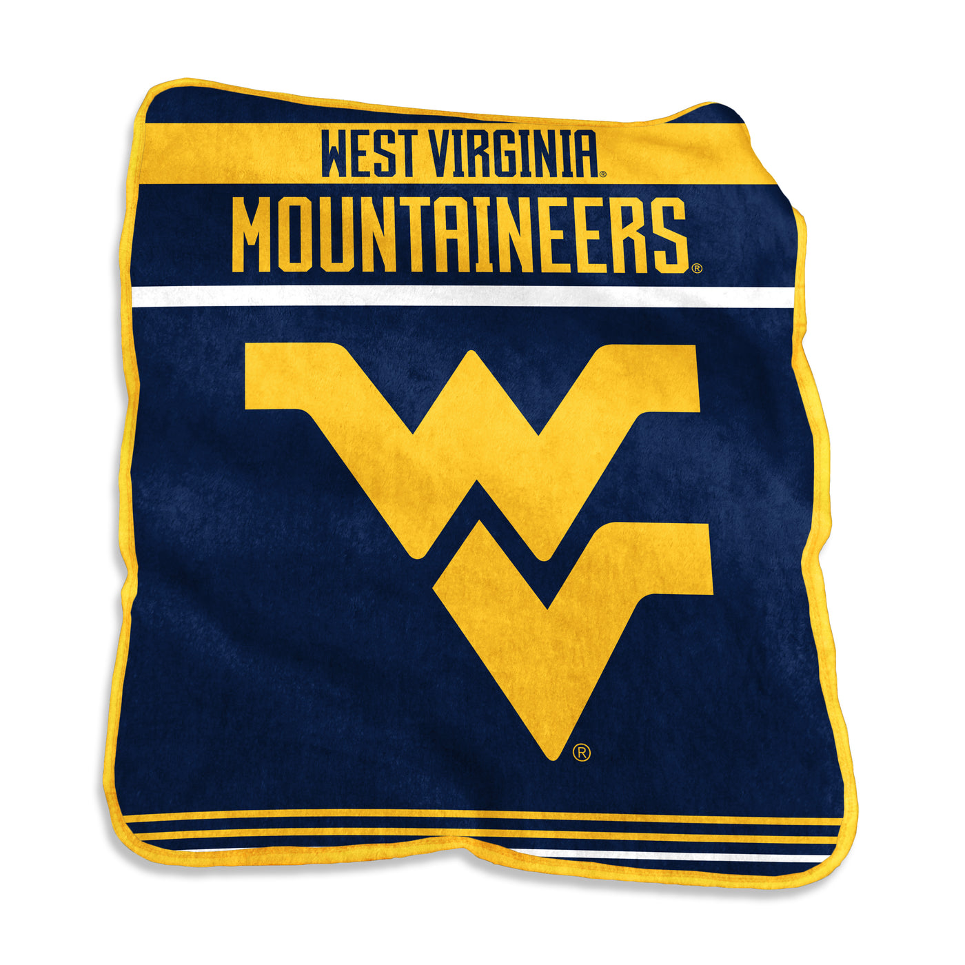 West Virginia Gameday Raschel Throw