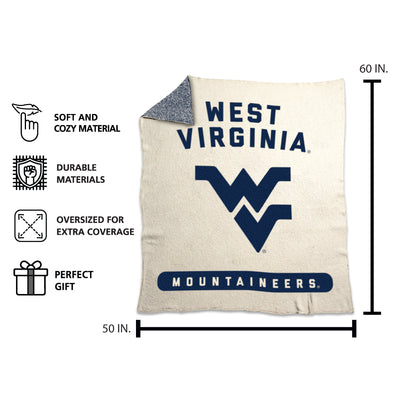 West Virginia Luxe Prime Dreams Throw