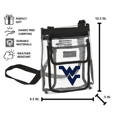 West Virginia Gameday Clear Crossbody - Logo Brands