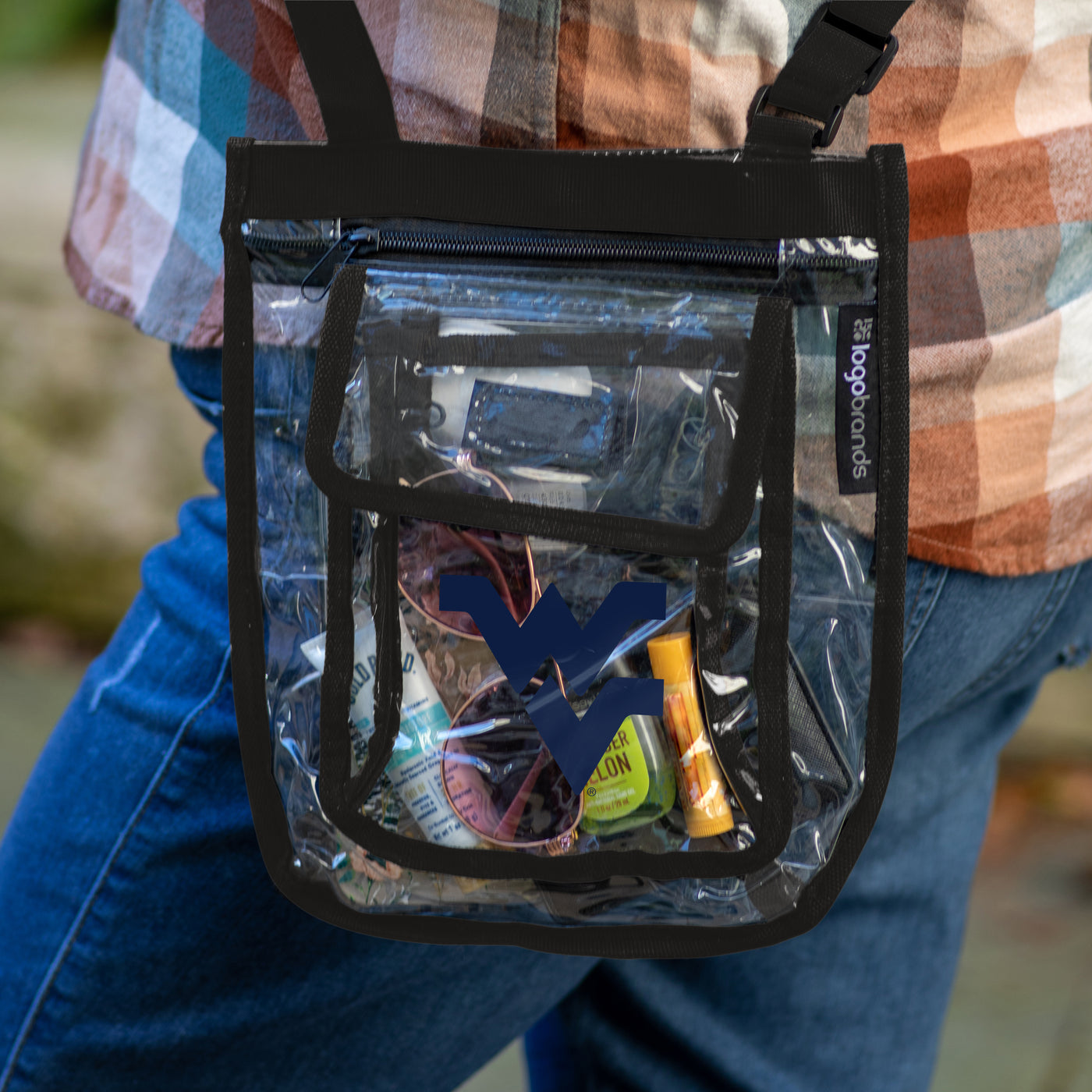 West Virginia Gameday Clear Crossbody - Logo Brands
