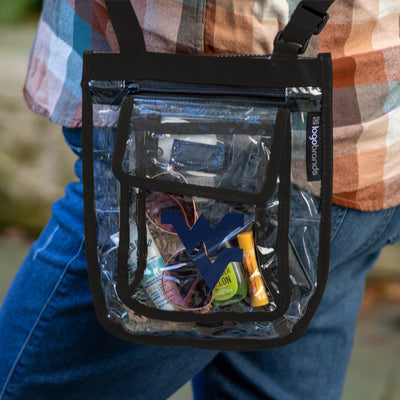 West Virginia Gameday Clear Crossbody - Logo Brands