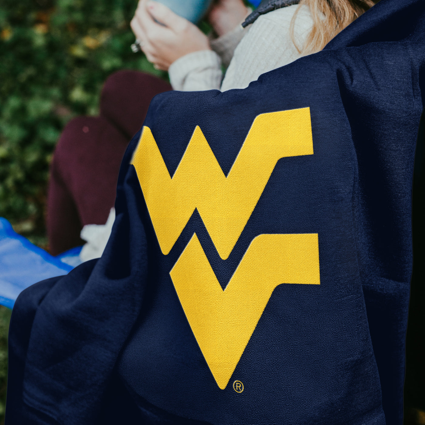 West Virginia Sweatshirt Blanket - Logo Brands