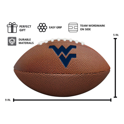West Virginia Mini Size Composite Football