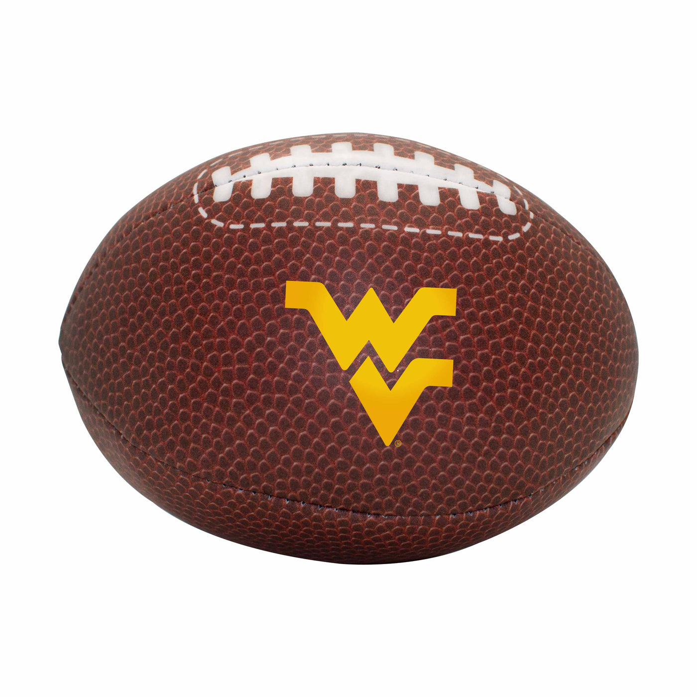 West Virginia Composite Brown Micro Soft Football