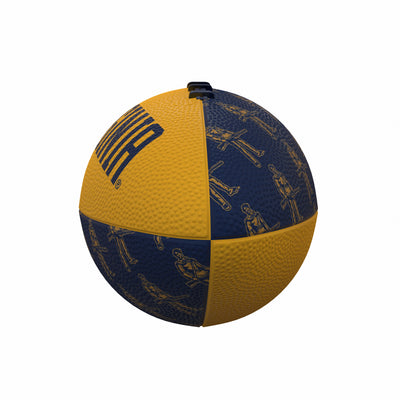 West Virginia Repeating Mini-Size Rubber Football - Logo Brands
