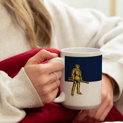 West Virginia 15oz Colorblock Sublimated Mug