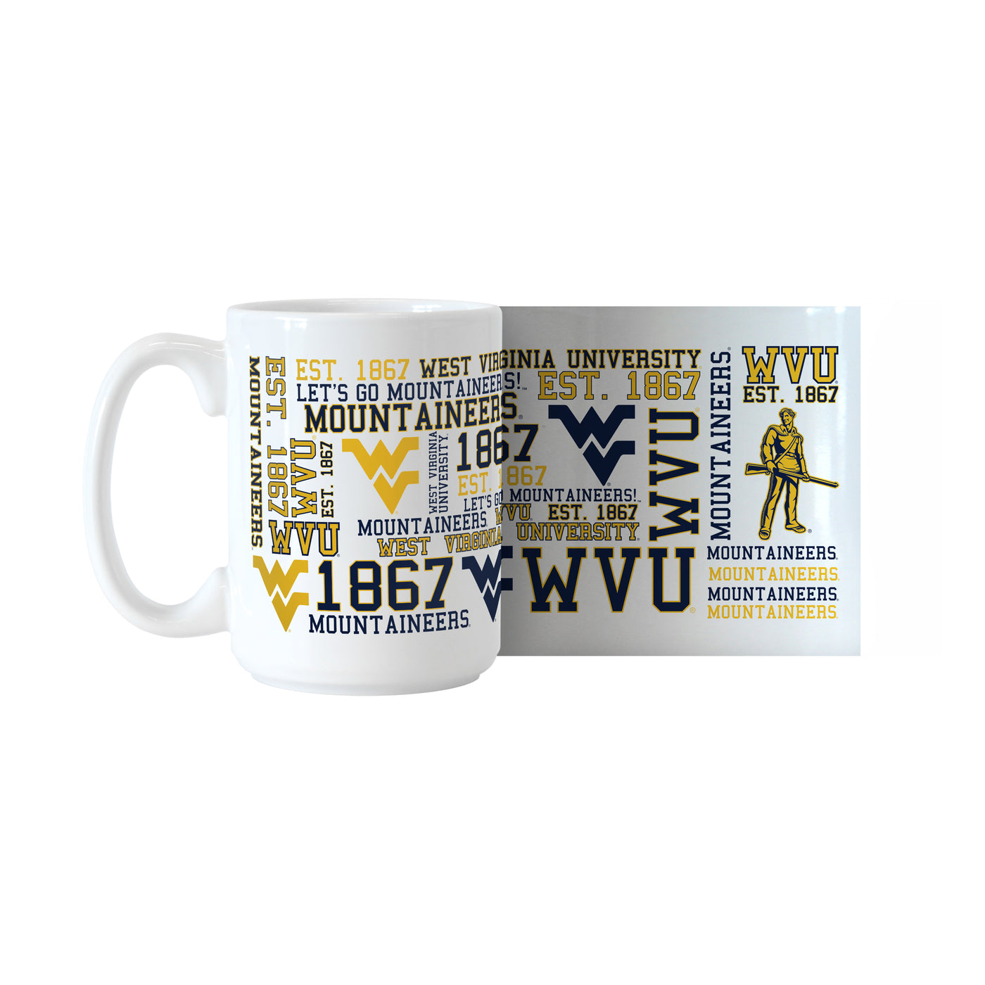 West Virginia 15oz Spirit Sublimated Mug