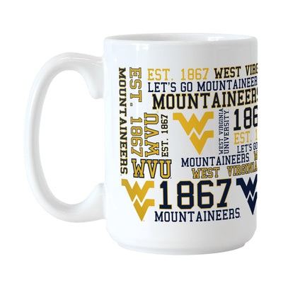 West Virginia 15oz Spirit Sublimated Mug