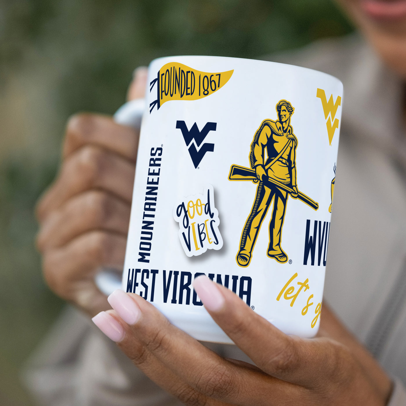 West Virginia 15oz Native Sublimated Mug