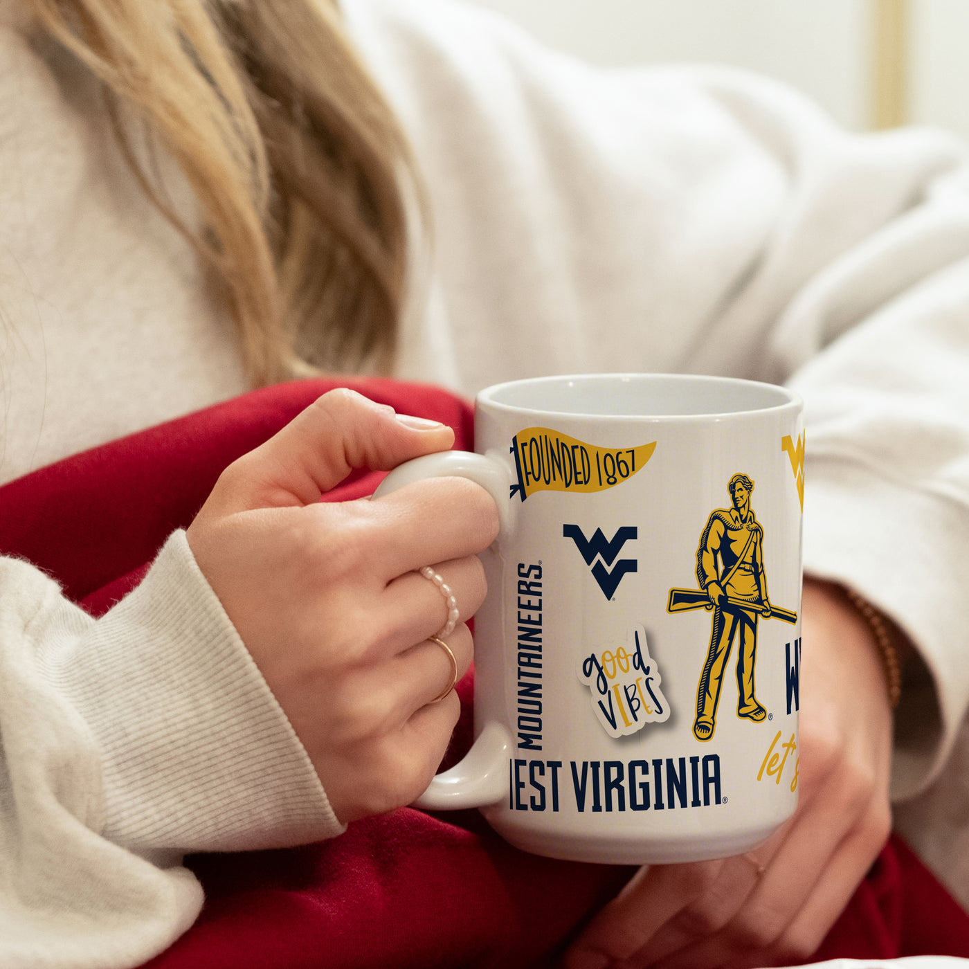 West Virginia 15oz Native Sublimated Mug