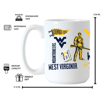 West Virginia 15oz Native Sublimated Mug