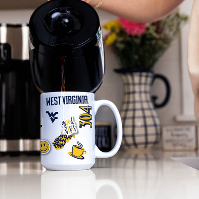 West Virginia 15oz Native Sublimated Mug