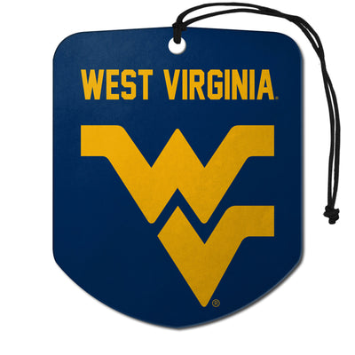 West Virginia University Air Freshener 2-pk