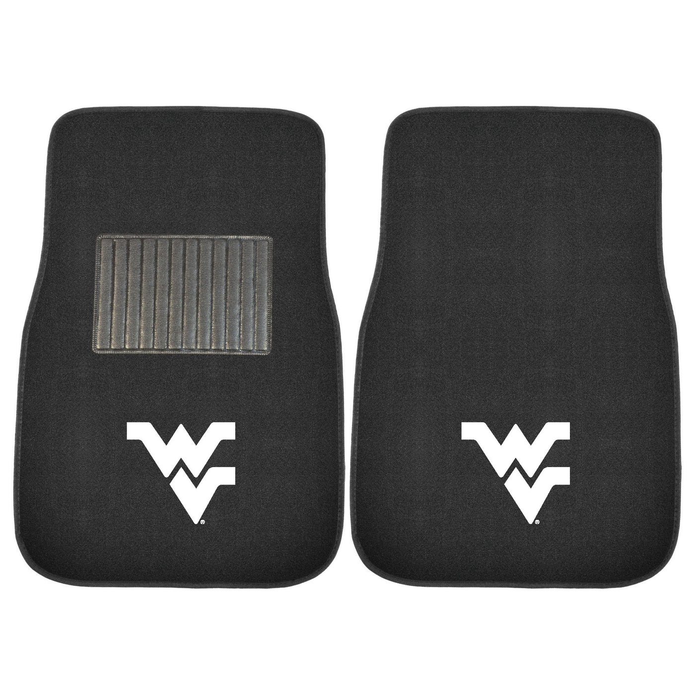West Virginia University 2-pc Embroidered Car Mat Set