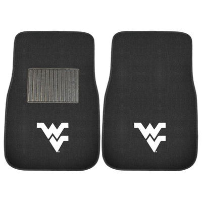 West Virginia University 2-pc Embroidered Car Mat Set