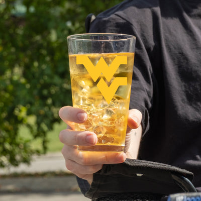 West Virginia 16oz Gameday Pint Glass - Logo Brands