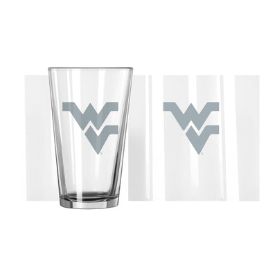 West Virginia 16oz Frost Pint Glass
