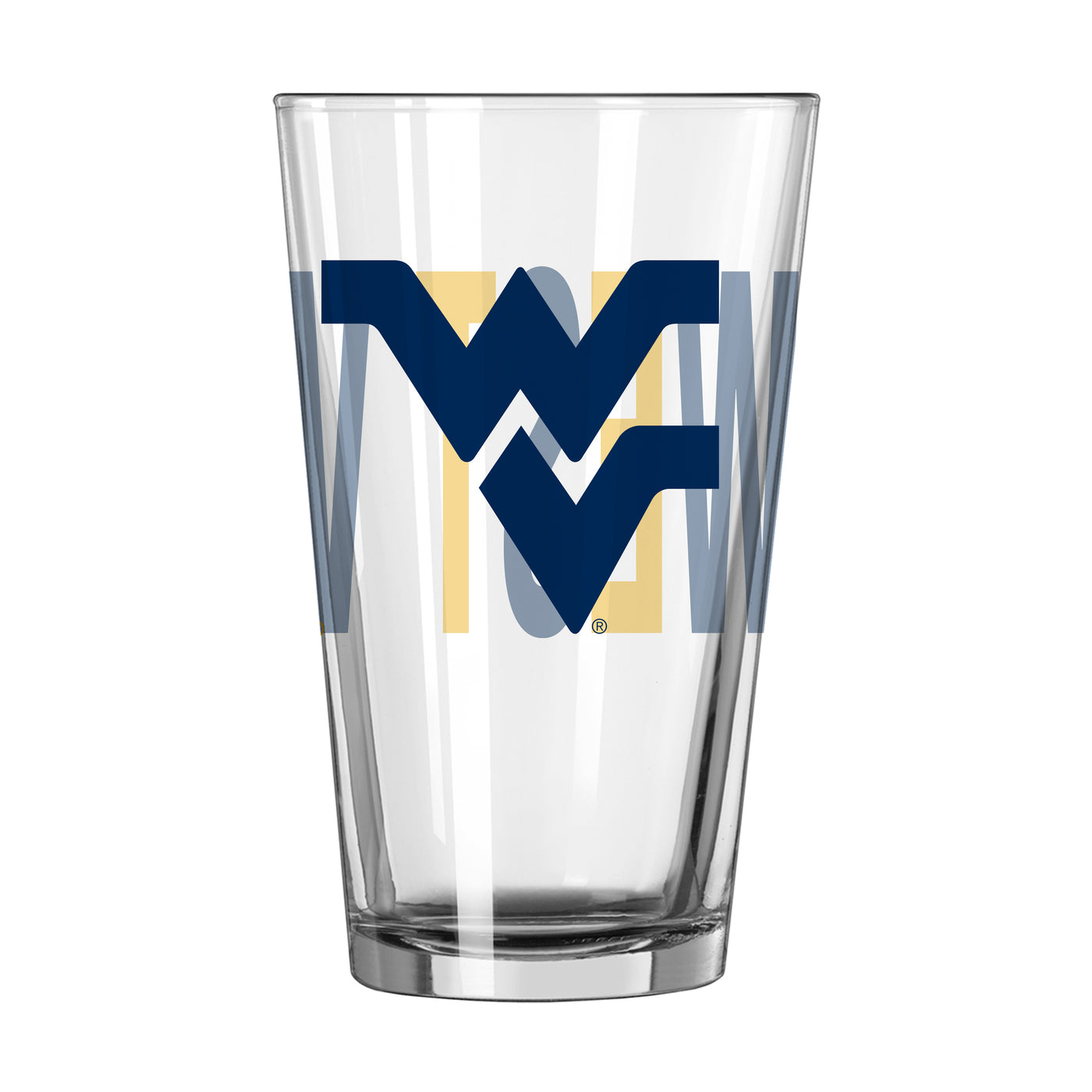 West Virginia 16oz Overtime Pint Glass