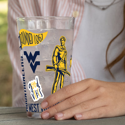 West Virginia 16oz Native Pint Glass - Logo Brands