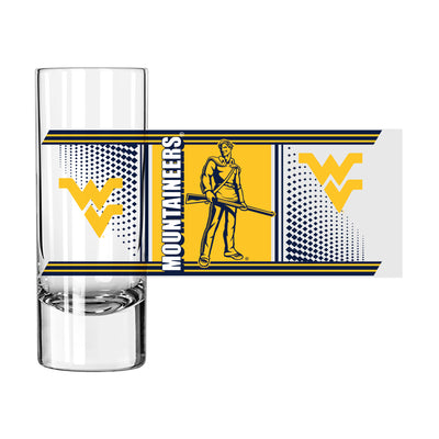 West Virginia 2.5oz Hero Shooter Glass
