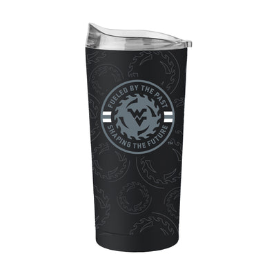 West Virginia Built On Bravery 20oz Powder Coat Tumbler