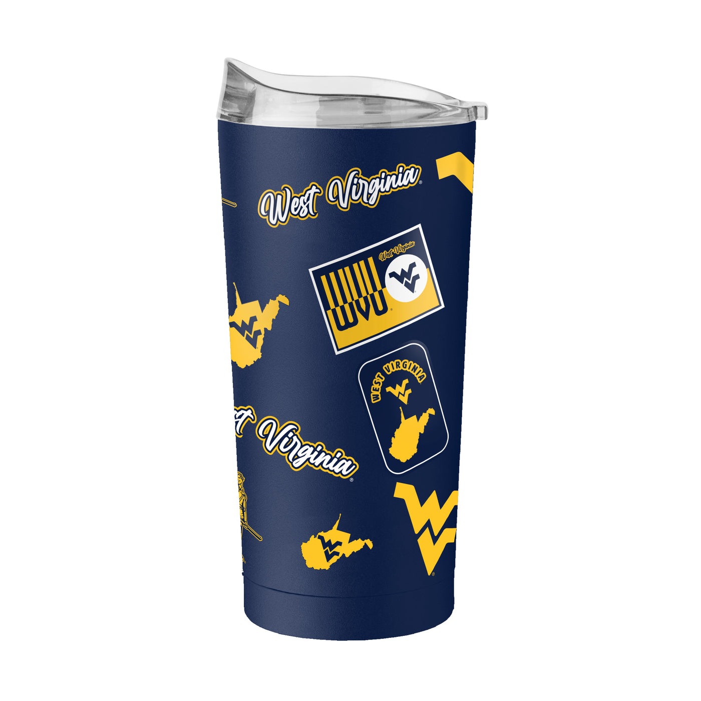 West Virginia 20oz Dreamweave Powder Coat Tumbler