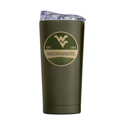 West Virginia 20oz Badge Powder Coat Tumbler