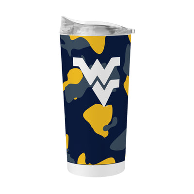 West Virginia 20oz Camo Powder Coat Tumbler