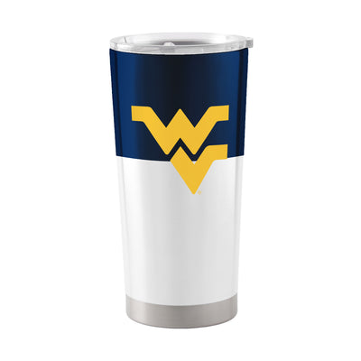 West Virginia Colorblock 20oz Stainless Tumbler - Logo Brands
