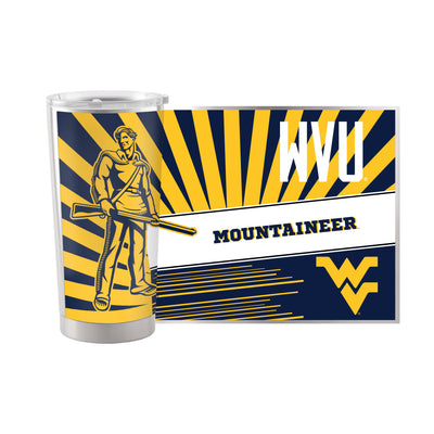 West Virginia 20oz Mascot Stainless Steel Tumbler