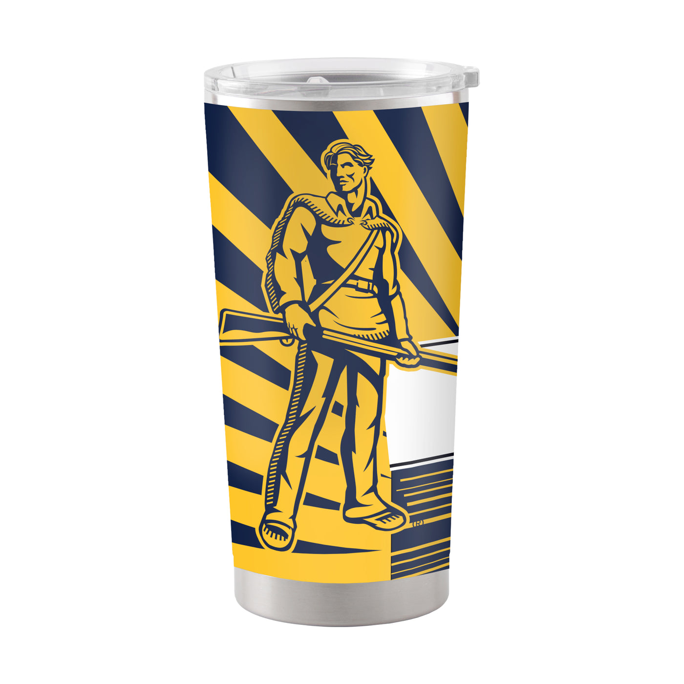 West Virginia 20oz Mascot Stainless Steel Tumbler