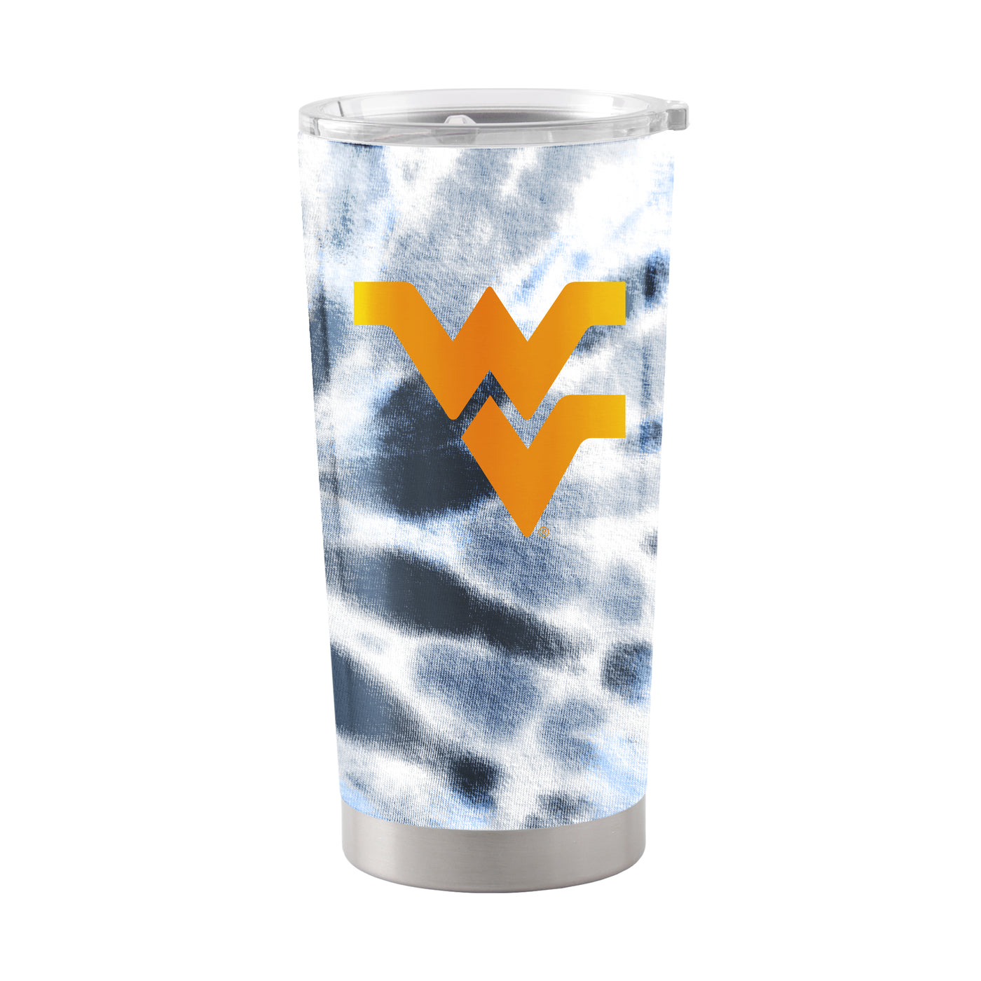 West Virginia 20oz Tie Dye Stainless Steel Tumbler