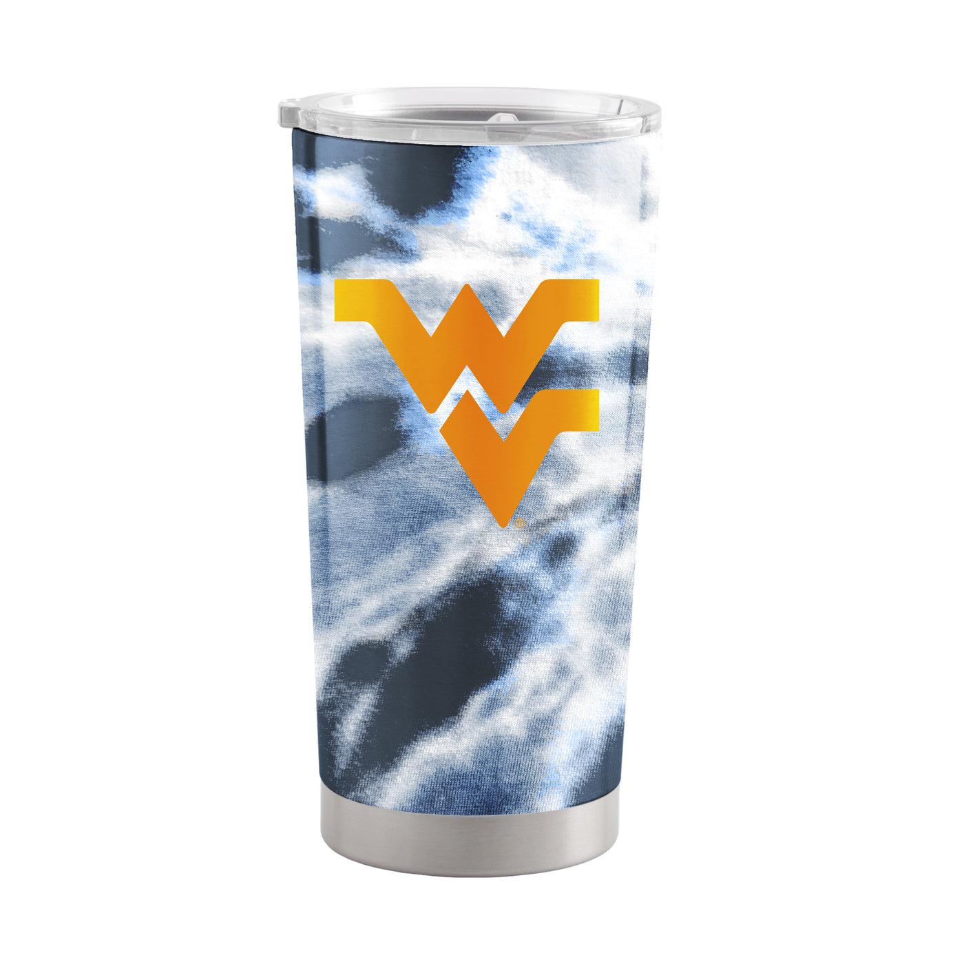 West Virginia 20oz Tie Dye Stainless Steel Tumbler