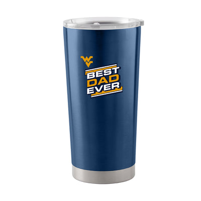 West Virginia 20oz Best Dad Ever. Stainless Tumbler