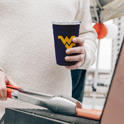 West Virginia 22oz Flipside Stainless Cup