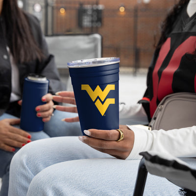 West Virginia 22oz Flipside Stainless Cup