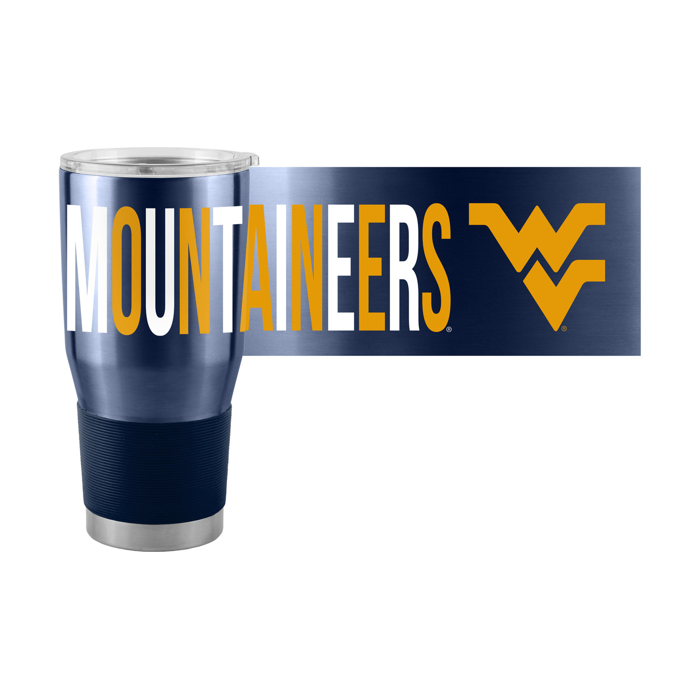 West Virginia Overtime 30 oz Stainless Tumbler