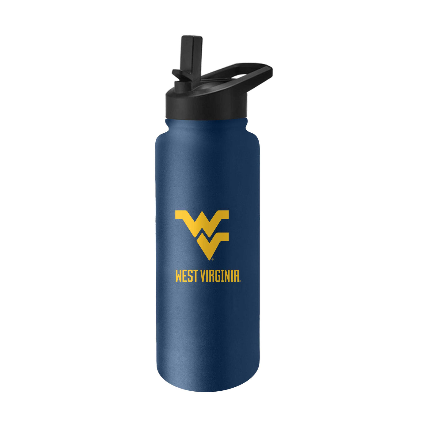 West Virginia 34oz Campus Color Stainless Quencher Bottle