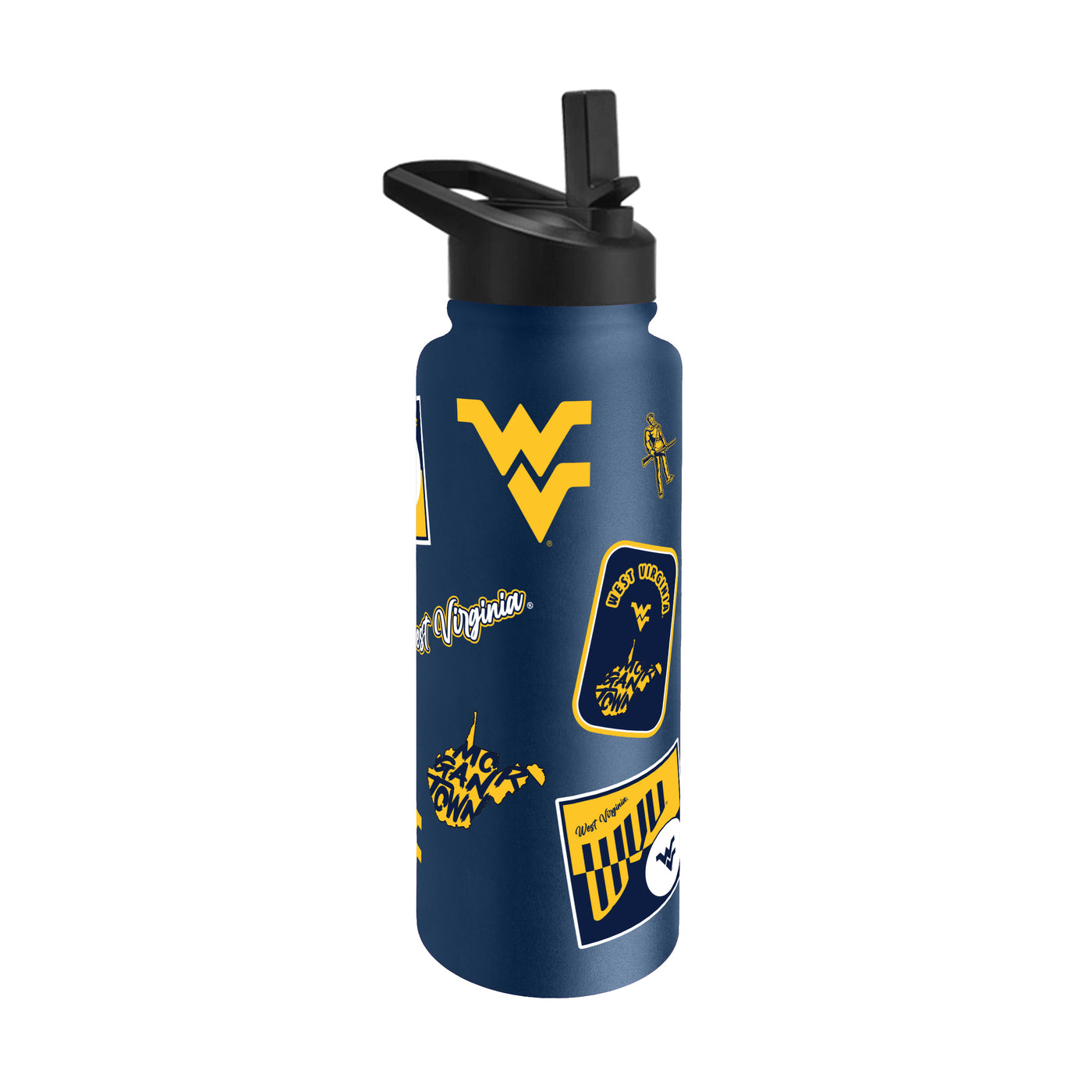 West Virginia 34oz Dreamweave Quencher Bottle