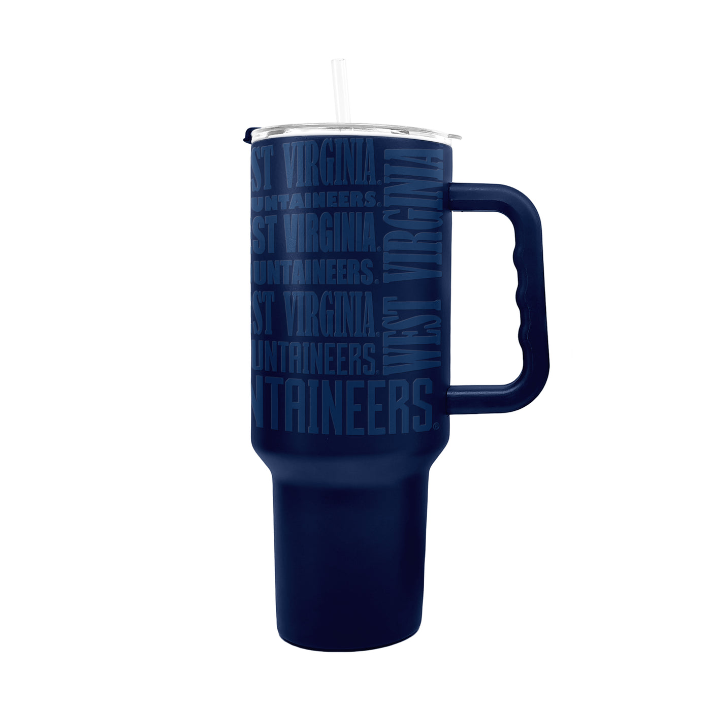 West Virginia 40oz Replay Powder Coat Tumbler