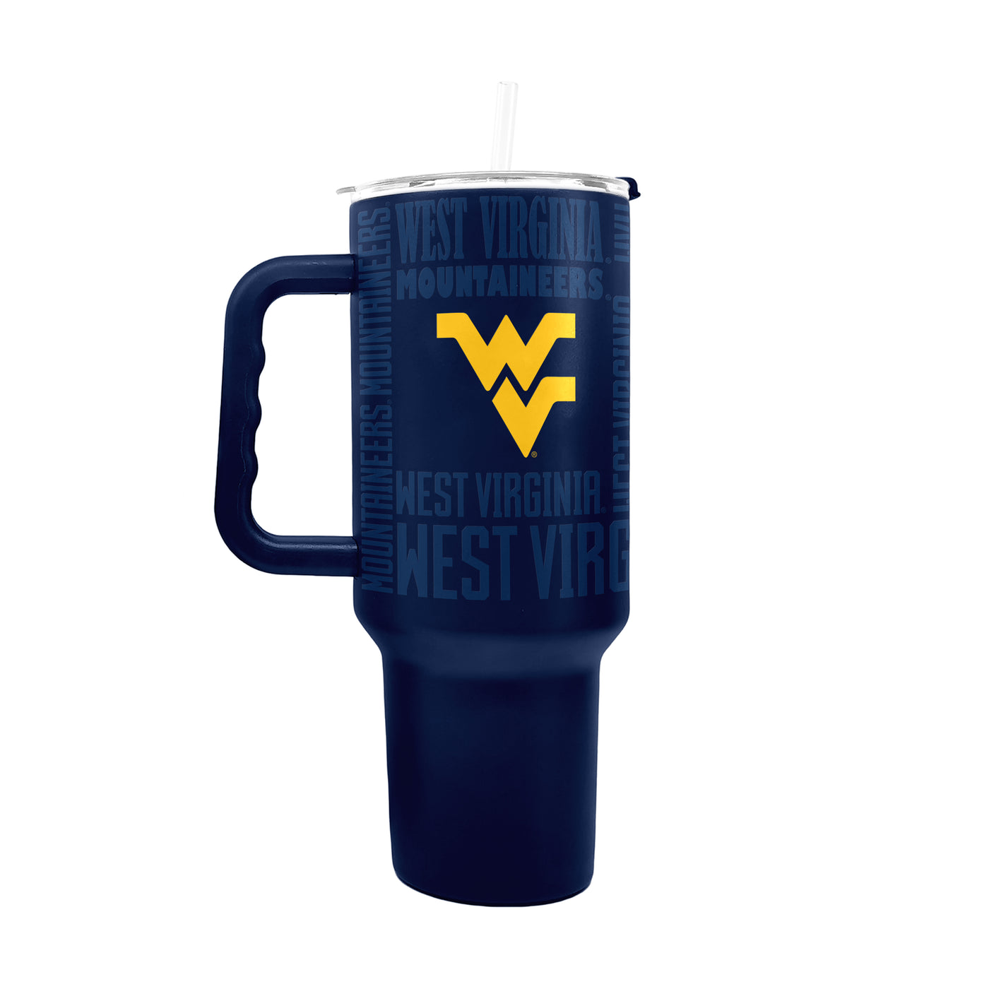 West Virginia 40oz Replay Powder Coat Tumbler