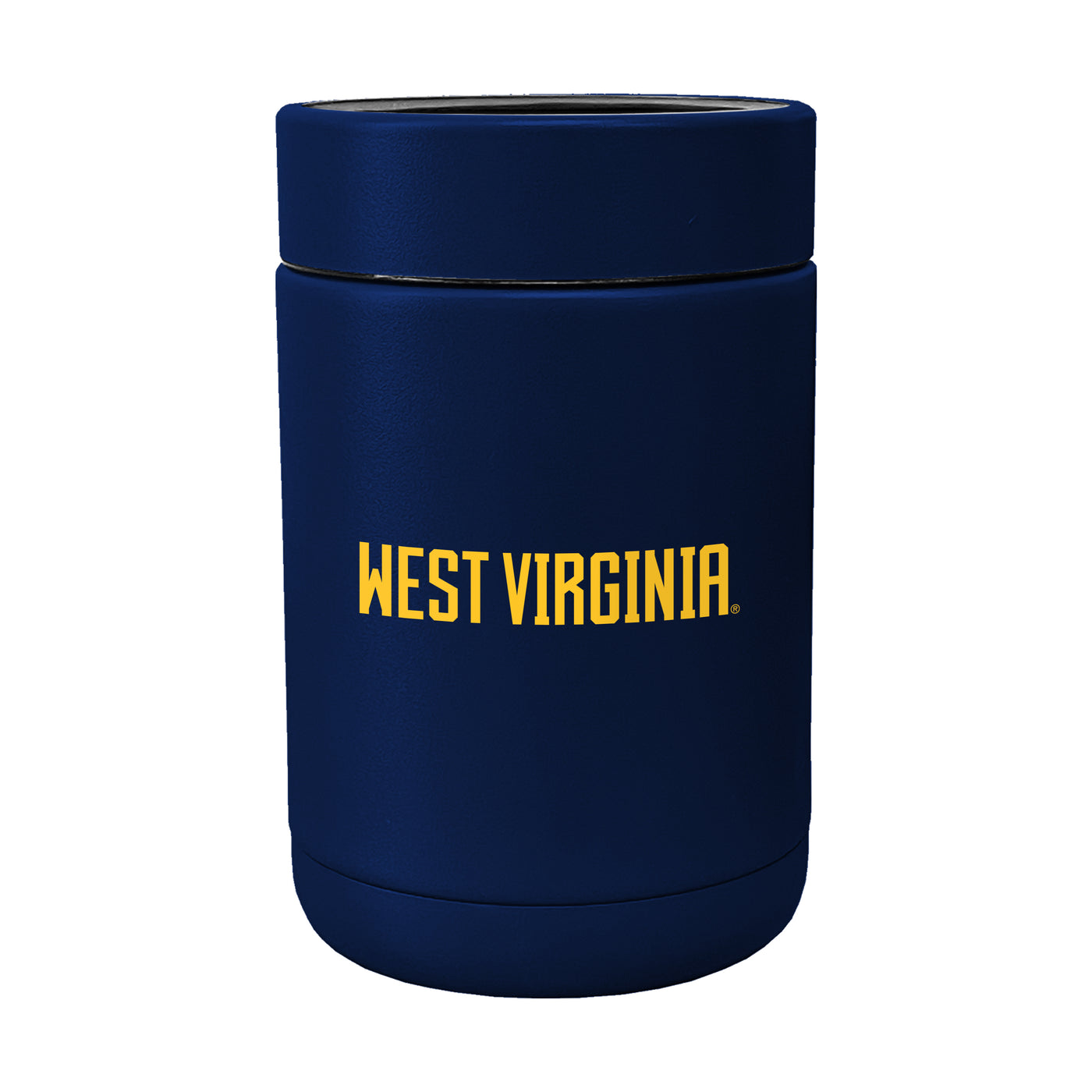 West Virginia Flipside Powder Coat Coolie - Logo Brands