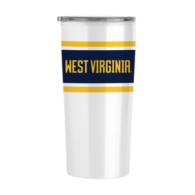 West Virginia 20oz Stripe Fusion Tumbler