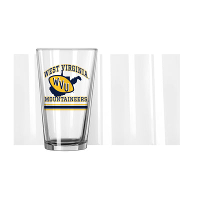 West Virginia 16oz Archway Pint Glass