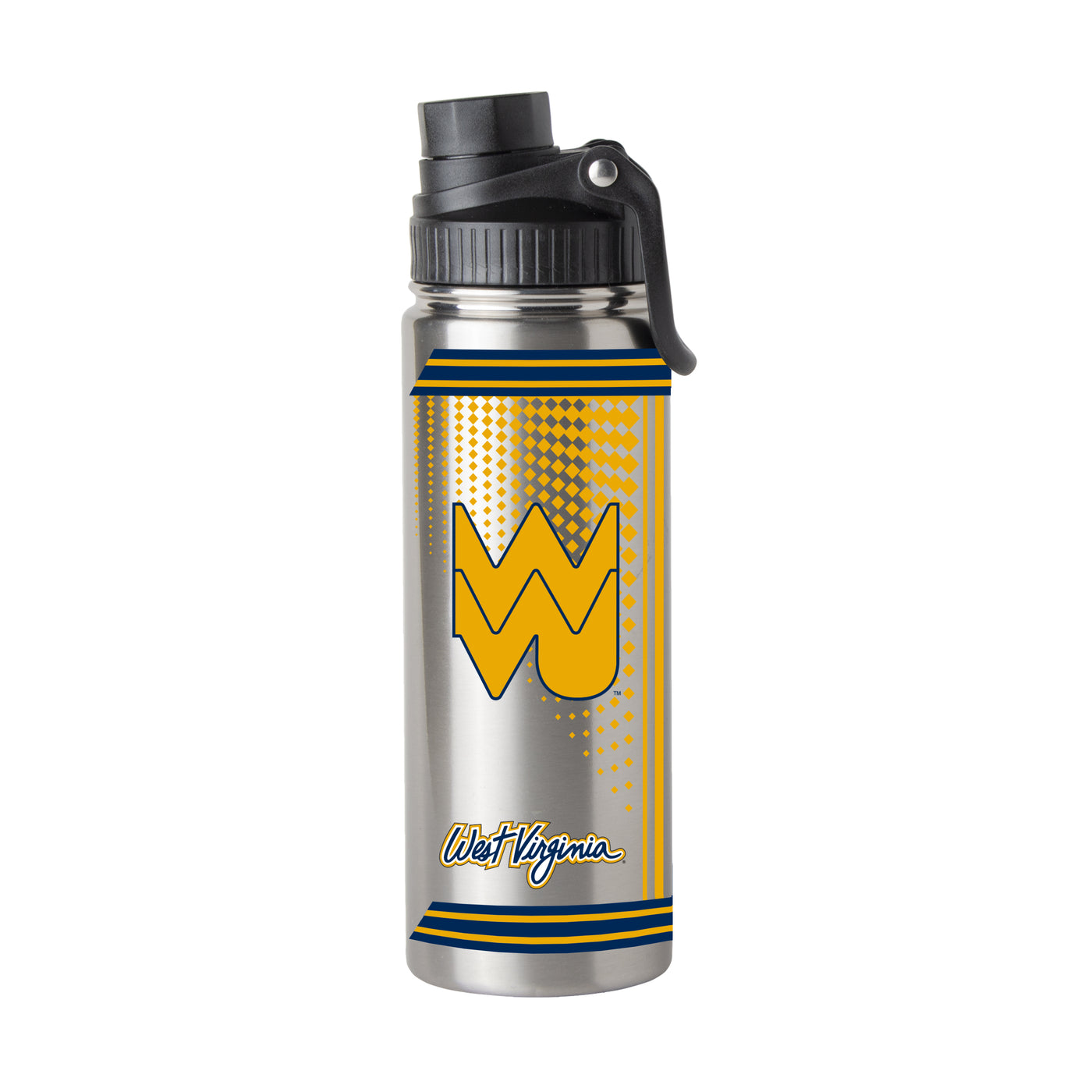West Virginia 21oz Hero Twist Top Water Bottle